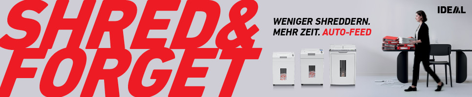 Shred & Forget Autofeed Aktenvernichter